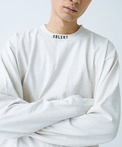 oblekt(オブレクト) |ロゴプリント L/S Tシャツ