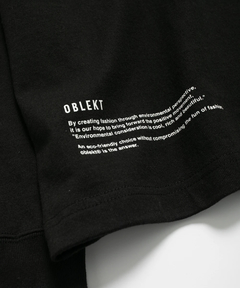 oblekt(オブレクト) |ロゴプリント L/S Tシャツ