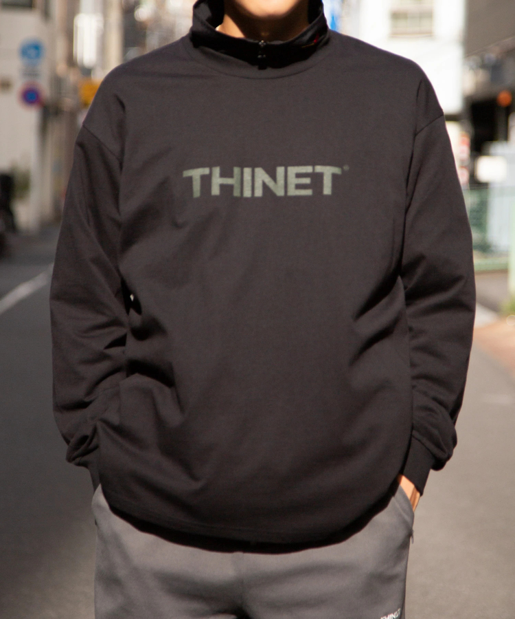 THINET(シンネット) |THINET LOGO LONG SLEEVE TEE