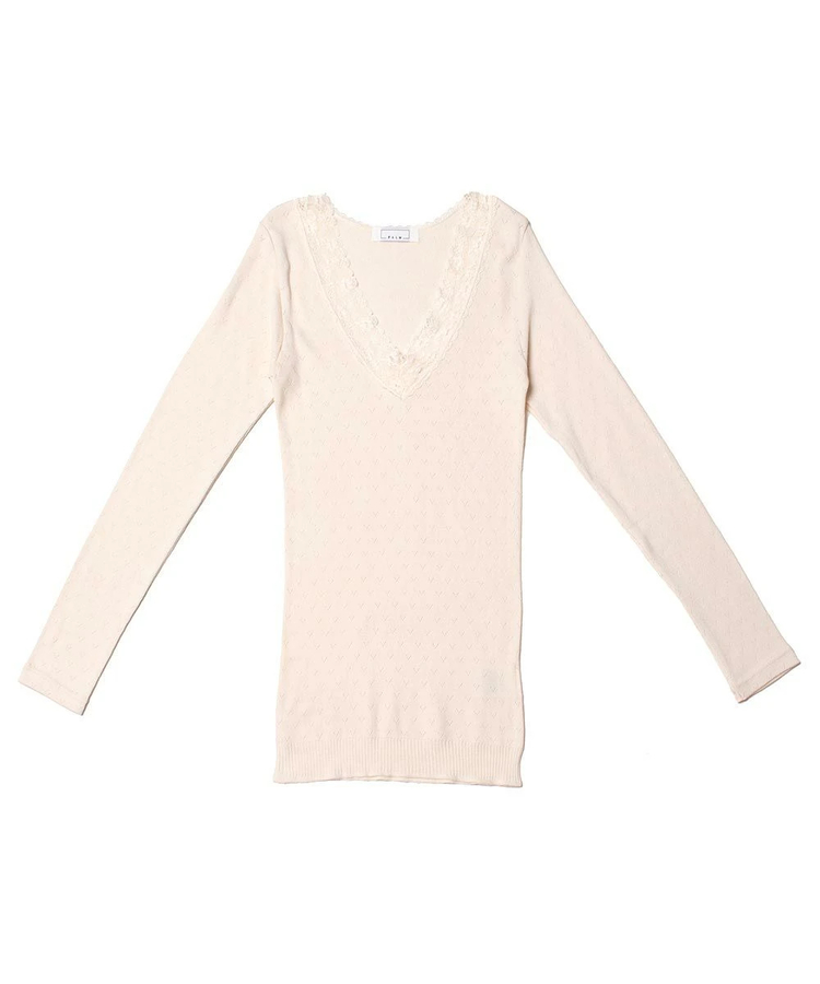 PALM(パーム) |PALM ORGANIC COTTON LONG SLEEVE TOP