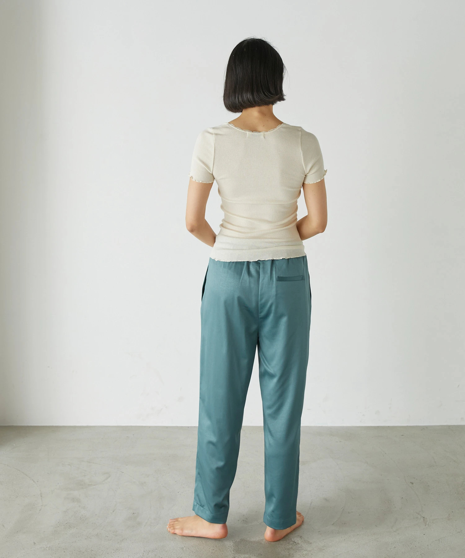 PALM ORGANIC COTTON 2×2RIB SHORT SLEEVE TOPS ｜ PALM（パーム）公式