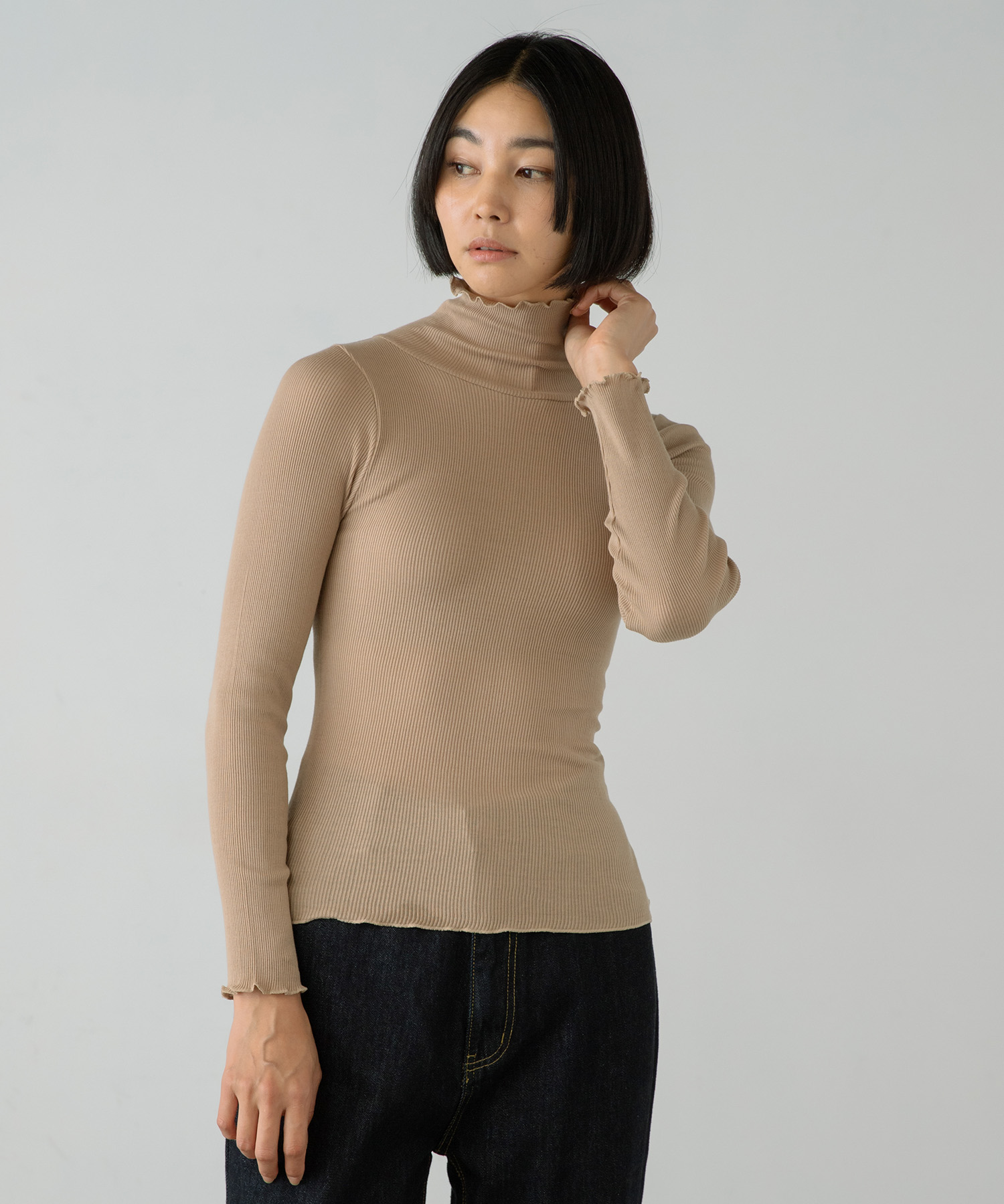 PALM CUP RIB TURTLE NECK ｜ PALM（パーム）公式通販 | Re:Circulet