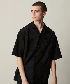 Griffin Hartland(グリフィンハートランド) |PATCHWORK OVERDYE OPENCOLLAR SHIRTS