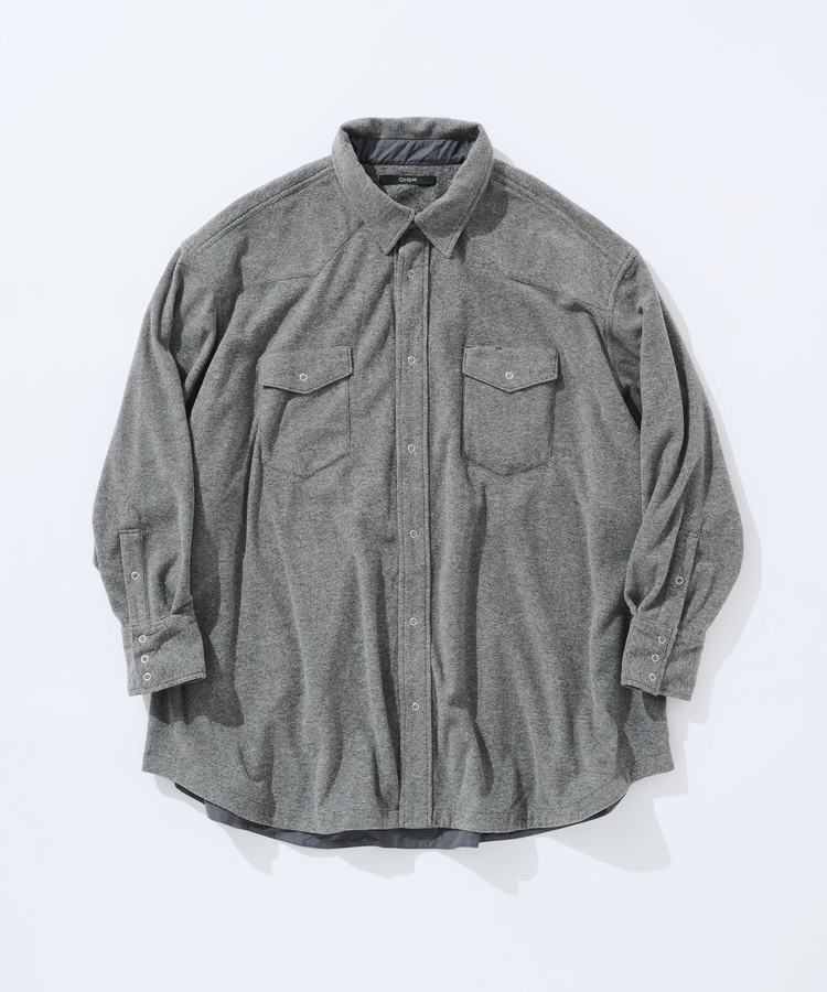 GHbM(ジーエイチビーエム ) |FLEECE BIG SHIRT