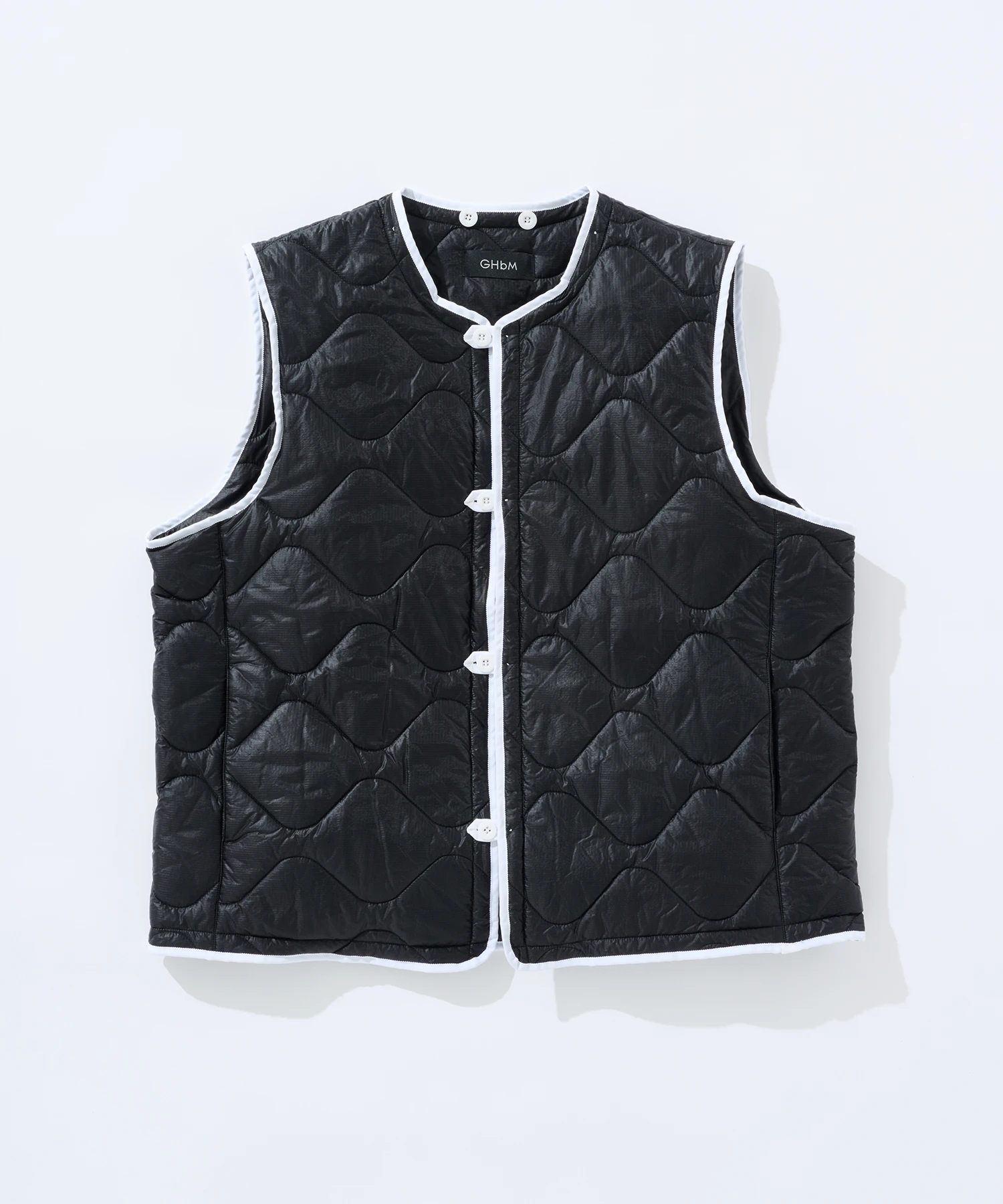 COLOR PIPING LINNER VEST