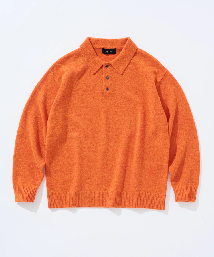 GHbM(ジーエイチビーエム ) |RUGGER POLO KNIT