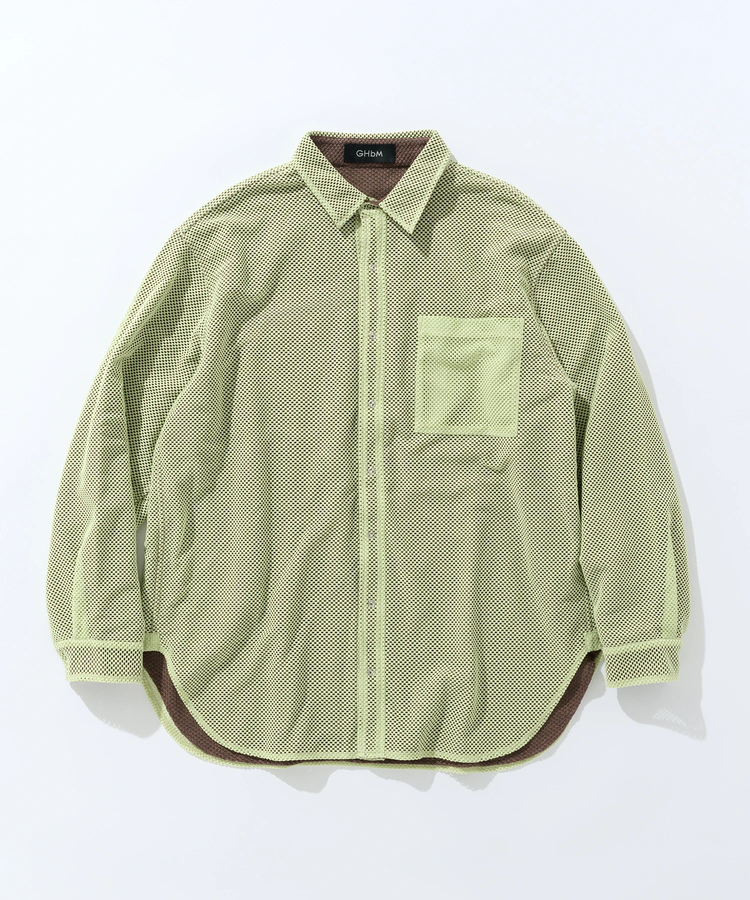 GHbM(ジーエイチビーエム ) |REVERSIBLE MESH BIG SHIRT